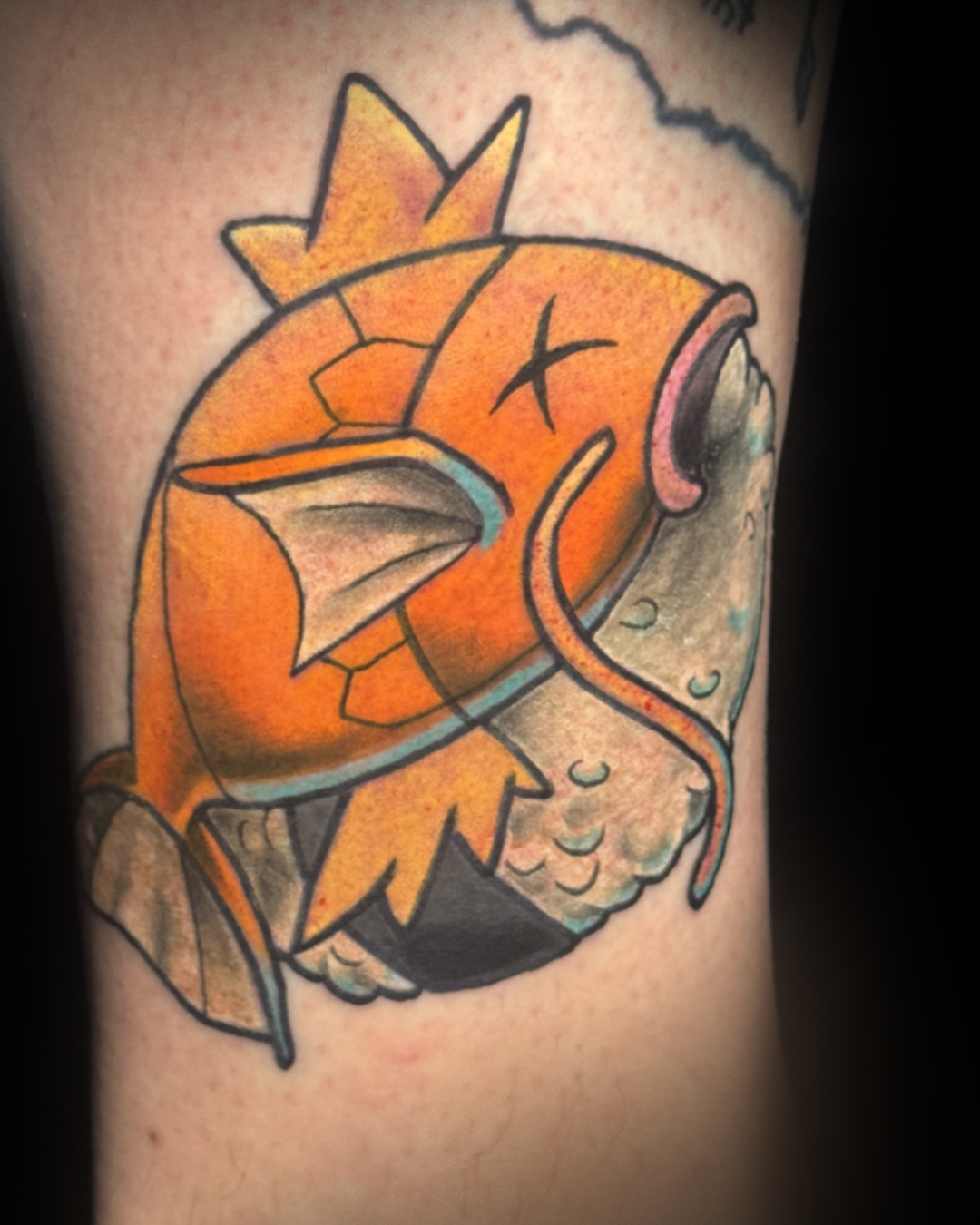 Magikarp, neo-traditional anime